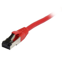 Patchkabel RJ45, CAT8.1 2000Mhz,  2m, rot, S-STP(S/FTP), TPE/LSZH(SuperFlex), AWG26, Synergy 21