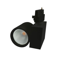 LED Stromschienenstrahler VLA 30W 45 warmweiß CRI>97 schwarz ? 3-Phasen | Synergy 21