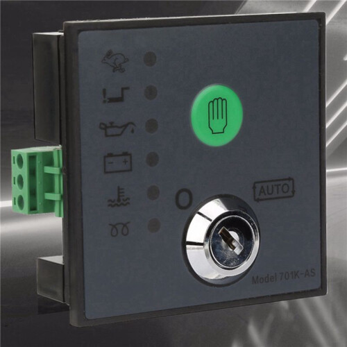 2X DSE701AS Generator Controller Automatic Start Module with Keys Generator Control Panel Self-Starting Accessories 2