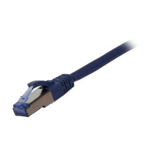 Patchkabel RJ45, CAT6A 500Mhz,  7.5m, blau, S-STP(S/FTP), AWG27, LSZH, Synergy 21