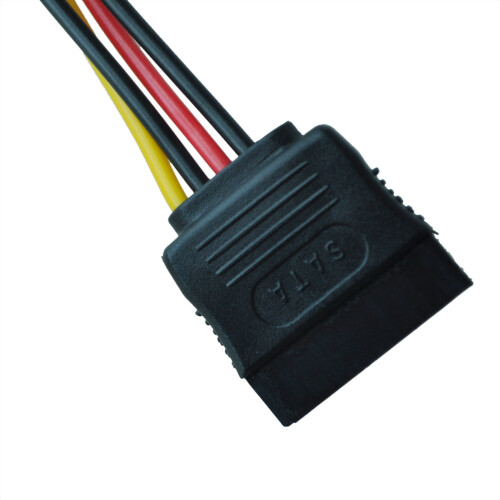 2X 6In   Splitter Cable Adapter - M/F (Power Cable) 1