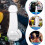 (A/3pcs) Creative Crystal Borosilicate Glass Cup Connotation Cocktail Cup Gift Cup Party Cup Straw Cup 2