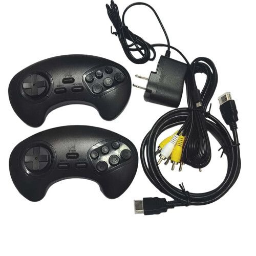 16Bit Video Game Console for  Mega Drive with Wireless Controllers -Compatible High Definition TV Output US PLUG 2