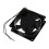 10X AC 220-240V 0.14A 120mmx120mm Metal Computer CPU Fan Black 3