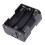 10X Double Side Spring 6 X 1.5 V AA Battery Holder Case Box Black 2