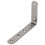 5Stück 125X75mm L-Form Edelstahlregal Eckwinkel Winkel 4