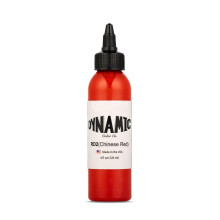 DYNAMIC COLOR CO- Encre de Tatouage Rouge Chinois (Flacon de 4oz): Vibrante, Stérilisée, Végane & Fabriquée aux USA