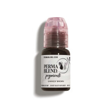 Perma Blend - Brun Foncé - Encre Microblading pour Eyeliner Permanent - Encre Tatouage Professionnelle - Vegan (0,5 oz)