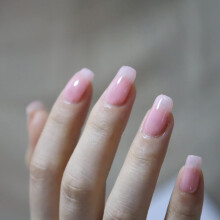 FZANEST Esmalte de Uñas Gel Rosa Transparente LED UV Gel Soak Off Uñas Milky Nude