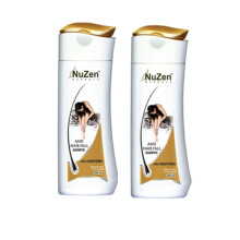 Nuzen Herbals Anti-Haarausfall Shampoo mit Conditioner | Angereichert mit Aloe Vera, Soja, Kokos- und Olivenöl | 200ml