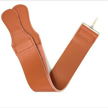 G.B.S Cuir Strop Ă Raser 2.5" X 23.5" en Cuir de Vache - Double Sangles Pivotantes