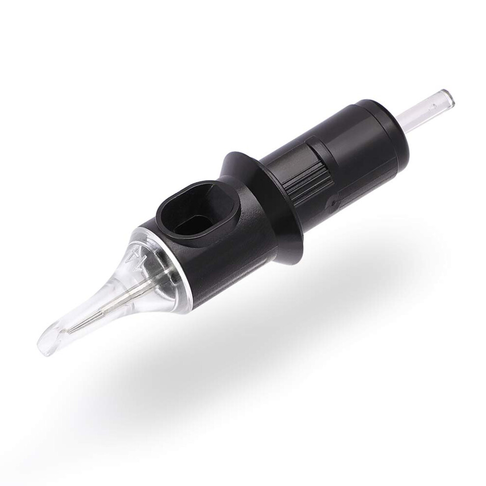 Stigma #10(5Rs) Bugpin Disposable Tattoo Needle Cartridges With Membrane Safety Cartridges For Tattoo Artists Round Shader 20Pcs Standard Pack En05-20