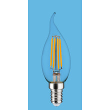 Synergy 21 LED Retrofit E14 Kerze milchig geschweift 4,5W ww