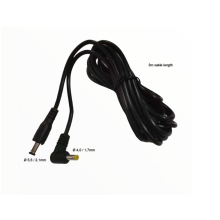 ALLNET Ersatznetzteil zbh. Hohlstecker -> Hohlstecker Adapterkabel Verlängerung 5,5mm x 2,1mm -> 4,0mm x 1,7mm 3m