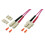 LWL-2-Faser-Patchk.  0,5mtr.SC-SC, 50/125um,OM4, AD=3mm, 1