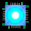 ALLNET Brick?R?knowledge LED Color Brick blau 1