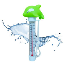 Termômetro Flutuante para Piscina de Peixes, Testador de Temperatura da Água para Spa, Lago, Piscinas Internas, Verde