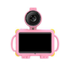 Tablet per Bambini con Spina Europea, Display IPS da 7 Pollici, (3+5 GB) RAM + 32 GB ROM, Custodia con Maniglie, Controllo Parentale B