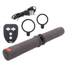 2Pairs Turn Signal Light Indicator Handlebar for Max G30 Electric Scooter Remote Control Handle Bar Lamp Grey