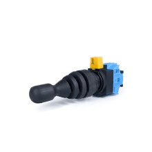 2Stück 22-mm-Joystick-Schalter, Momentanschalter, 2 Positionen, Normalerweise Offen, Rastend/Rückstellend, Wippschalter, Einhebelschalter HKL-FW22