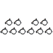 10X Built-in 12G SAS HD to U.2 / SFF-8643 to SFF-8639 Cable 0.5M with 15-Pin Power Supply, for U.2 SSD