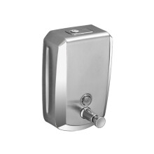 800ml Matte Black Soap Dispenser Wall Mounted 304 Stainless Steel Shampoo Liquid Pump for Bathroom Brush