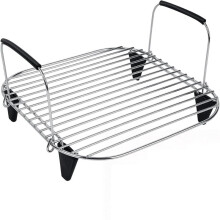 Ruszt do Pieczenia i Gotowania na Parze dla MC1101 Foodi 6.5 QT Everyday Possible Cooker Pro Wolnowaru, z Silikonowymi Nóżkami i Uchwytami