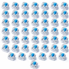60PCS  Mechanical Keyboard Switches Clicky Tactile Key Replacement Set with  Puller Cleaning Lube Brush
