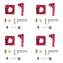 4X Dual Gear Extruder for 3 V2 Upgrade Motor Shaft 20mm, Compatible with 3 Pro CR10 Series 3D Printer