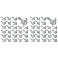 60PCS Bookshelf Pegs - Shelf Pins for Part 131372, Premium Zinc Alloy Shelf Support Pegs, Fits Wood Cabinets & Shelves