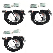 6X LED Footwell Light Foot Lamp Cable Wiring Harness for B7 B8 CC 7 MK7 7.5 MK2 5GG947409