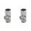 2X Pole Railing Mast Canopy Pull Pin Tube Pipe Swivel Coupling Connector Boat Hardware Accessories 25mm 1