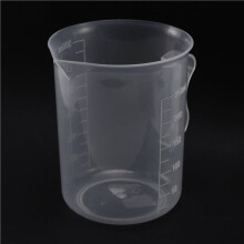 20X Becher de Mesure 250mL Recipient Gradue Clair Blanc Plastique Tasse