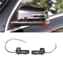 4x Auto Left Right Side Mirror Lamp Turn Signal Light for - GL W164 2009-2016 M G R Class W166 2010-2015