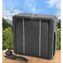2X 18650 Charger Solar Lithium Battery Charger Type-C Four-Slot Multi-Function Outdoor Charger