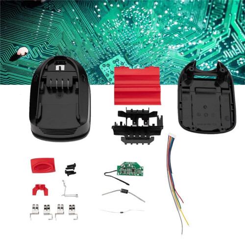 Battery Plastic Case for  18V PBA Old Model 5-Core Lithium Battery Protective Case Shell