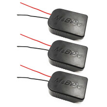 Adaptador 3X para & 18V Bateria Power Mount Conector Adaptador Dock Holder com 12 Awg Adaptador