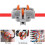 30Pcs Compact Wire Conductor Connector, T-Shape Lever Nut Wire Connector, Quick Splitter 3 Way Electrical Connectors 8