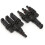 4X Photovoltaic Connector T-Type Four-Way One-Point Four-Way Conversion Connector Solar Panel Assembly Parallel Plug 4