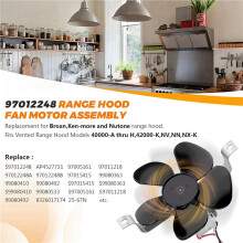 2X 97012248 S97012248 Moteur de Ventilateur de Hotte de Cuisinière par Blutoget pour Hotte de Cuisinière Br.Oan Nutone Séries 40000 et 42000