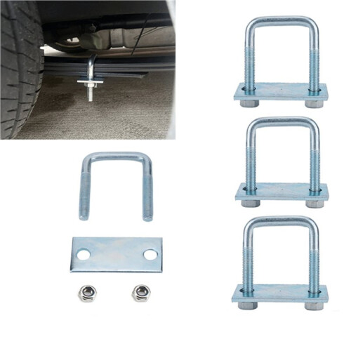 8 Pack Leaf Spring Clamp Kit Fits Leaf Springs  Locks Leaf Springs Together for Stabilizing Provides Better M 1