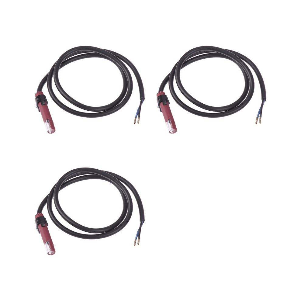 3X Qrb1 Flame Detector Photosensitive Electric Eye Burner Detection Photoresistor Red Qrb1 Photocell 6033119951547