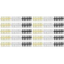 30 Pieces Clock Numerals Kit DIY Digital Clock Numbers Clock Hands Replacement Parts Clock Accessories (Roman Numerals)