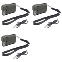 3X G5 Rechargeable EDC Flashlight, 400 Lumens, Magnetic Pocket-Sized Led Light with 180 Rotation RGB Dual Light