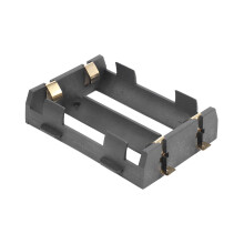 5 Unids / Lote 2 X 26650 Soporte de BateríA SMD con Pasadores de Bronce 26650 Caja de Almacenamiento de BateríA TBH-26650-2C-SMT