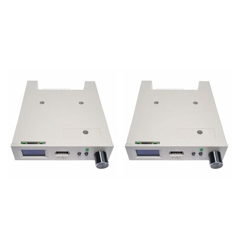 2X SFRM44-U100LQD-435 Floppy Drive Emulator with OLED Screen & Rotary Encoder OLED Flash Floppy Drive 1