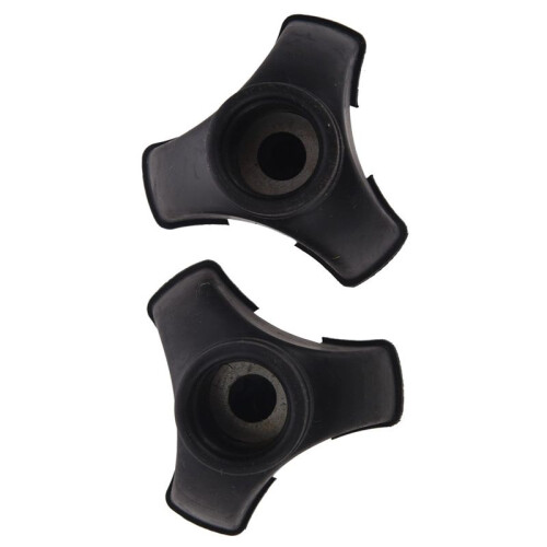 6X Walking Stick End Tripod CANE TIP Self Standing Rubber NON-SLIP End Bottom 1