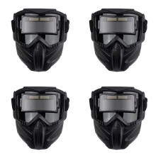 4X Auto Darkening Welding Glasses Work Face Protector Adjustable Band Impact Mask Face Cover