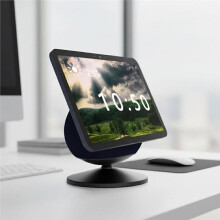 Magnetic Swivel Stand for Echo Show 11 / Echo Show 8 360 Rotation Adjustable Mount with Magnetic Fixation Y0I5 Black