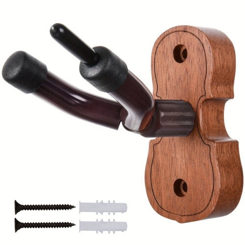Supporto A Muro per Violino con Supporto per Arco, Supporto per Violino Viola da Parete per Casa e Studio
